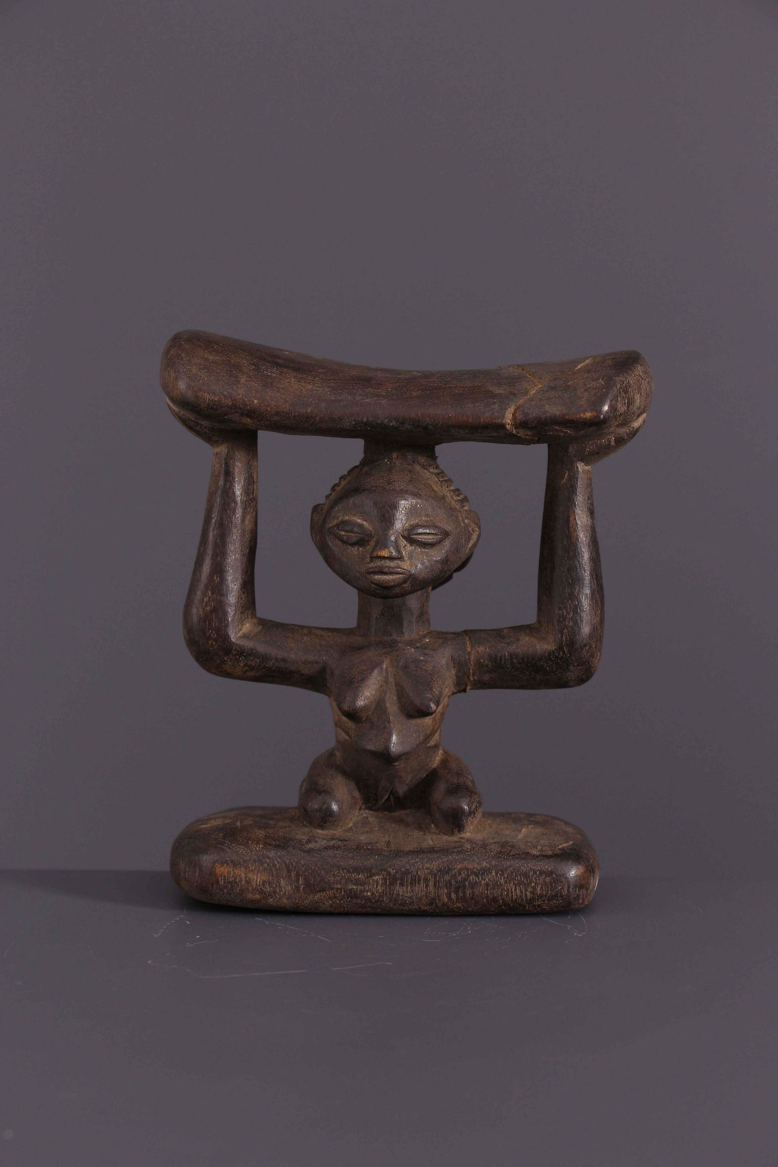Luba neckrest - DRC ex-Zaïre - African Art Tribal Art (1 of 10)