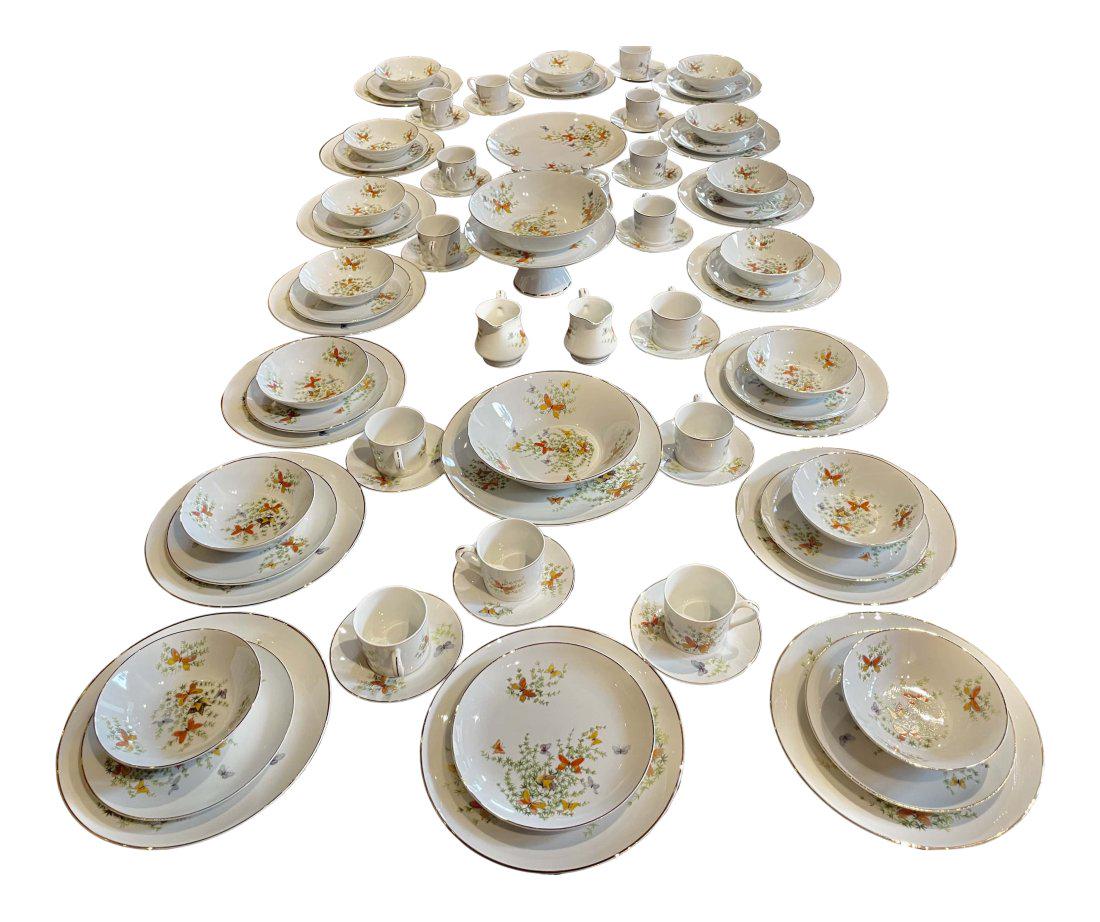 Early 1980s Shafford China Ecstasy Dinnerware Set- 107 Pieces (1 of 12)