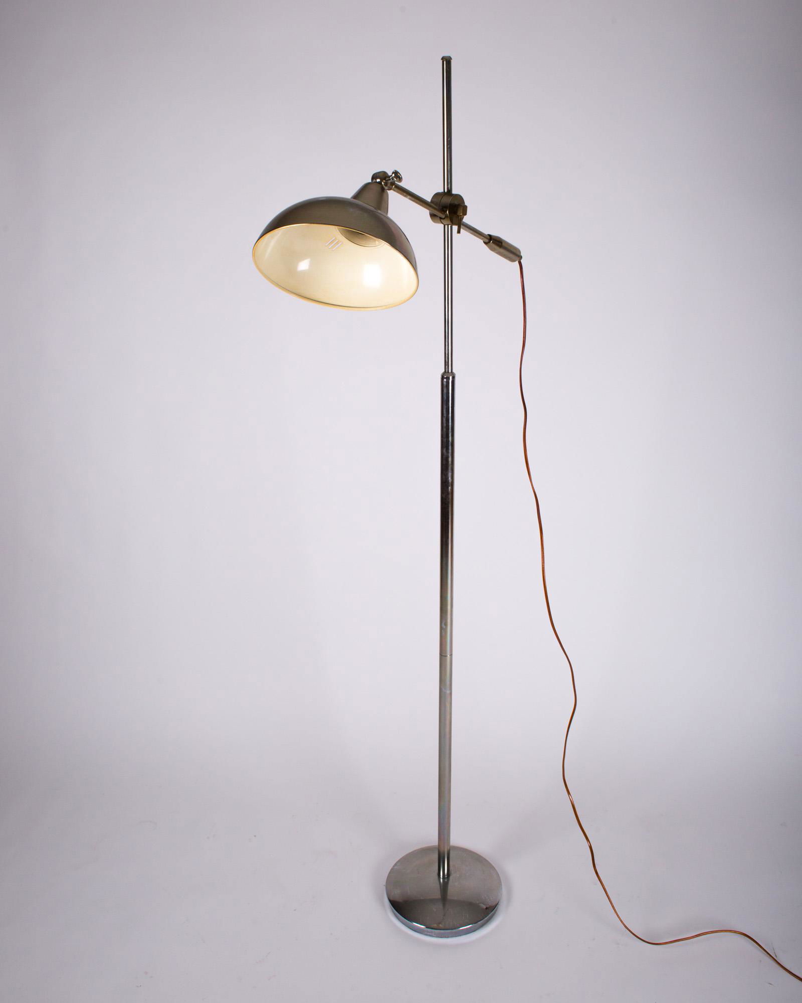 Mid century Floor lamp Stilnovo: Bruno Gatta (1904–76) founded Stilnovo way back in 1946, it is one of the most y recognizable names in lighting. Gatta began his business in Milan designing furniture and decor in the wake of Wo