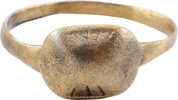 ROMAN PROSTITUTE’S RING 1st-3rd CENT AD JEWELRY SZ 5 3/4 (1 of 5)