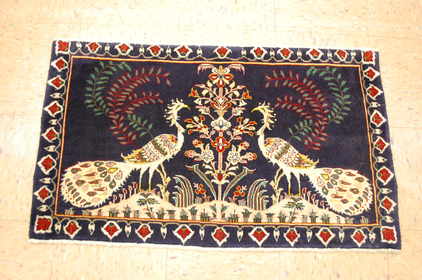 Persian KASHAN RUG P 2' x 3'4" (1 of 11)