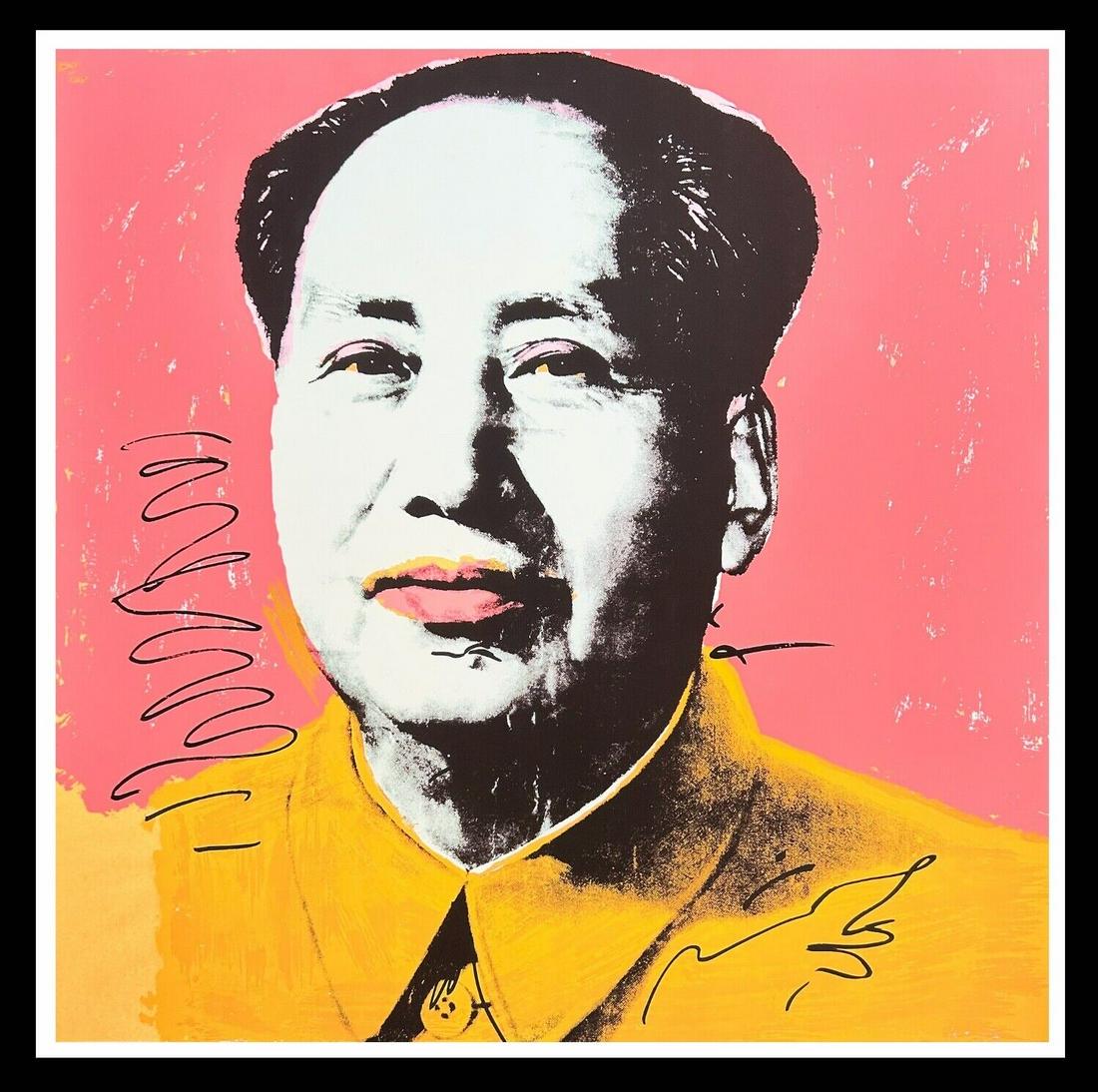ANDY WARHOL (AFTER)- "MAO"-FS# 91- from MAO Series 1972 - PROOF- Unsigned Screenprint: ANDY WARHOL (AFTER) Silkscreen "Mao" FS# 91- Image from the Mao Series from 1972. PROOF Screenprint. This piece is unsigned, and not numbered. It is outside the regular edition and I am selling as "Af