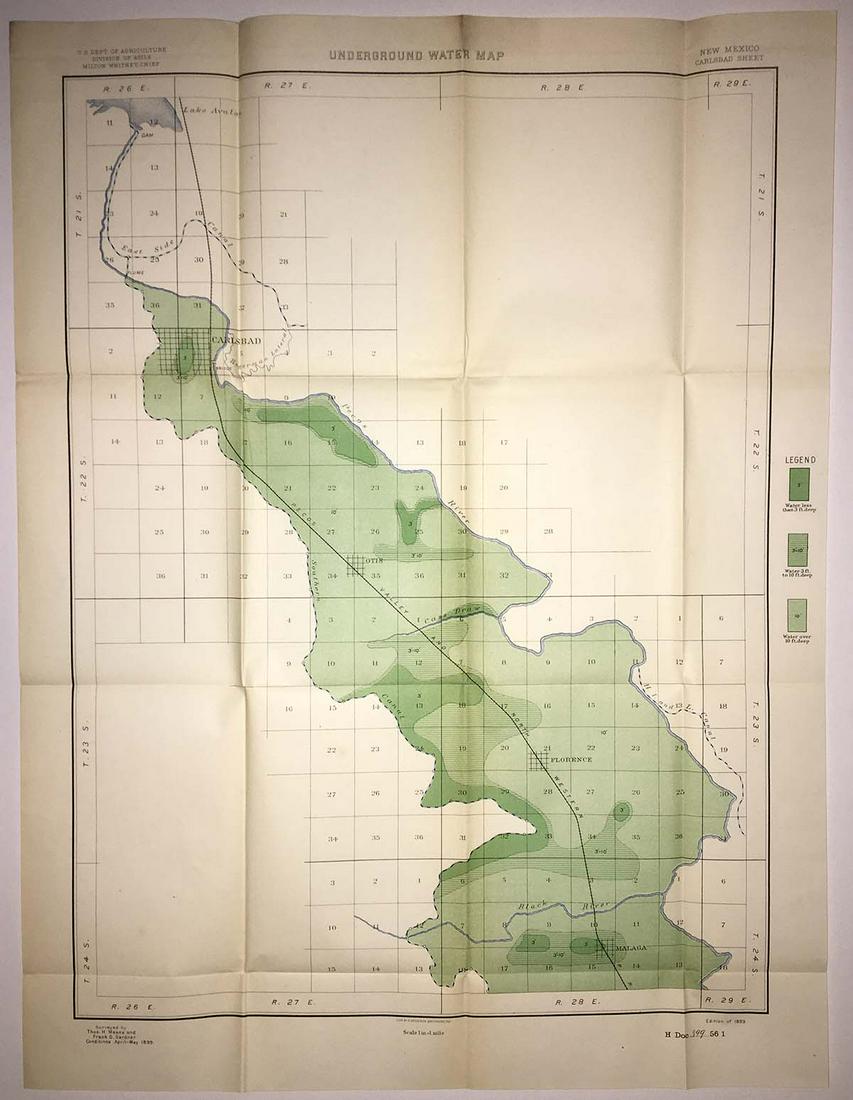 Underground Water Map New Mexico - 157842598 1 X