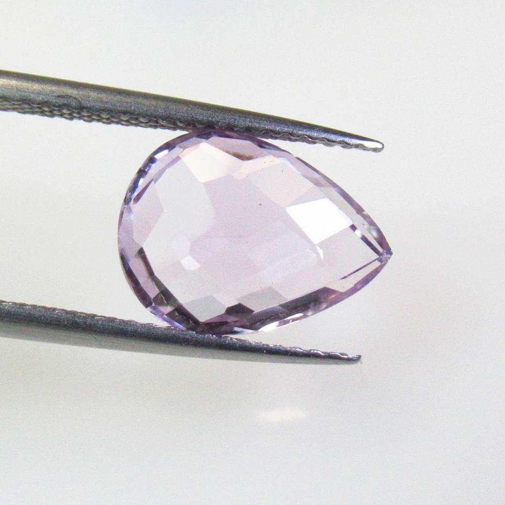 3.35 Ctw Natural Drilled Purple Amethyst Pear Beads: No Reserve! Title: 3.35 Ctw Natural Drilled Purple Amethyst Pear Beads Stone Clarity: Transparent Gemstones: Natural Amethyst Beads Carat Weights: 3.35 Size/Dimensions: 12.20 x 9.30 x 4.80 mm Addition