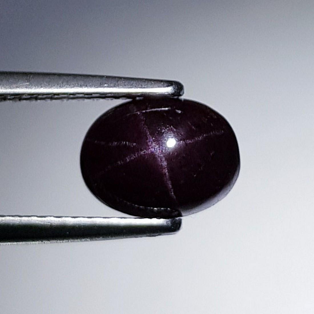 3.80 ctz "  Natural Four Rays Star Garnet (1 of 4)