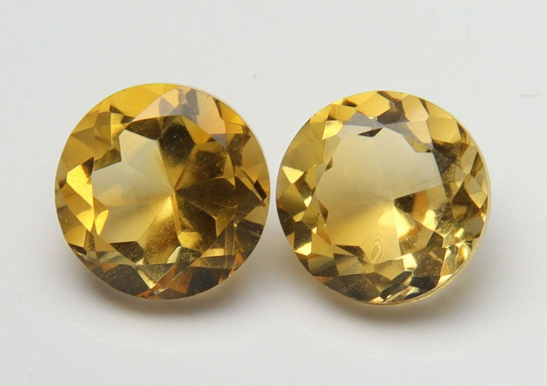 Wonderful " Natural Yellow Citrine " 2.66 Cts Natural Citrine Set (1 of 3)