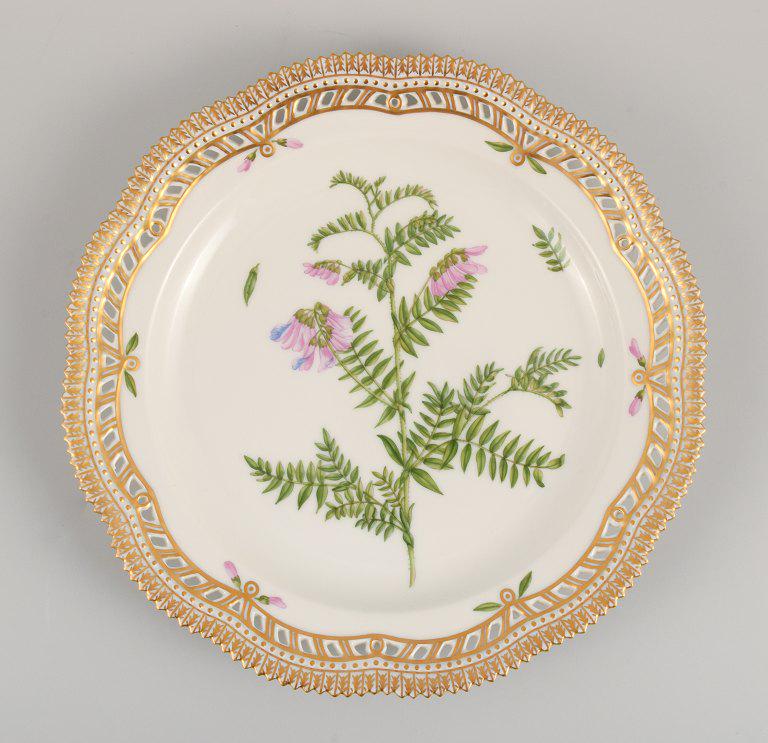Royal Copenhagen Flora Danica Plate In Openwork Porcelain With