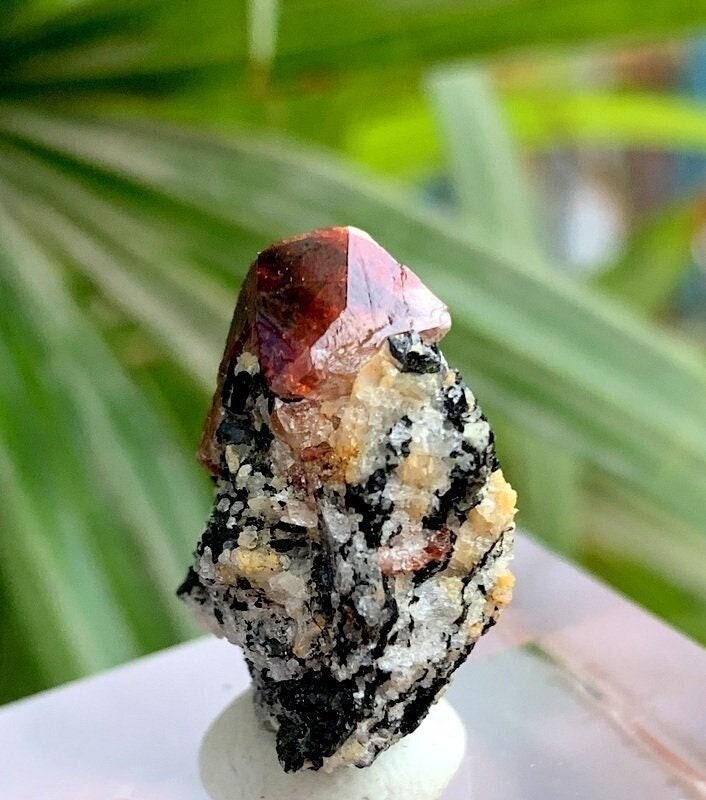 7 Grams Lovely natural damagfree red zircon crystals specimen From Skardu pakistan (1 of 7)