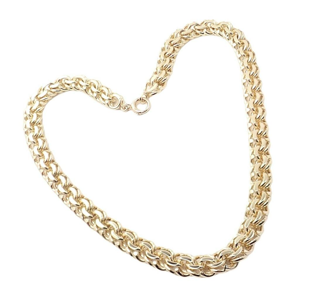 Rare! Vintage Authentic Tiffany & Co 14k Yellow Gold Link Chain Necklace (1 of 7)