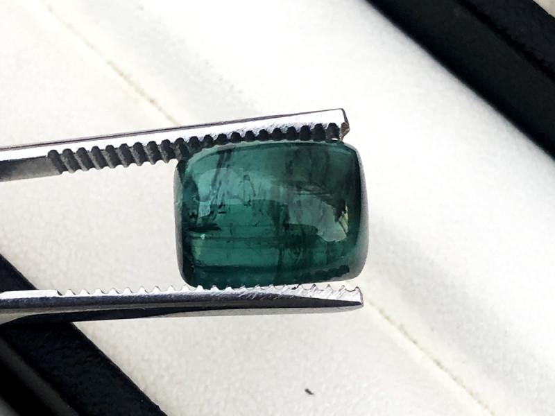 7.30 Carats Top Quality Natural Green Tourmaline Cabochon~ Afghanistan (1 of 5)