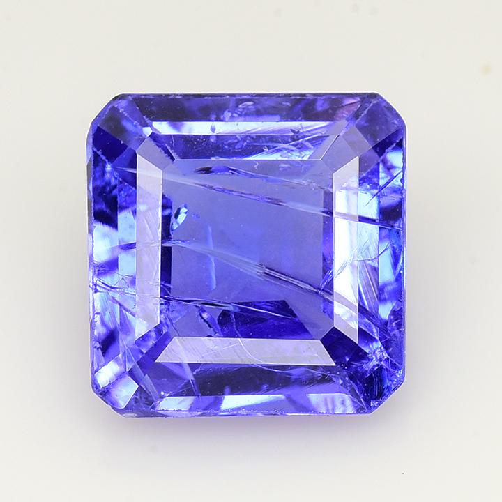 2.28 CTS NATURAL TANZANITE SQUARE GOOD LUSTER GEMS (1 of 2)