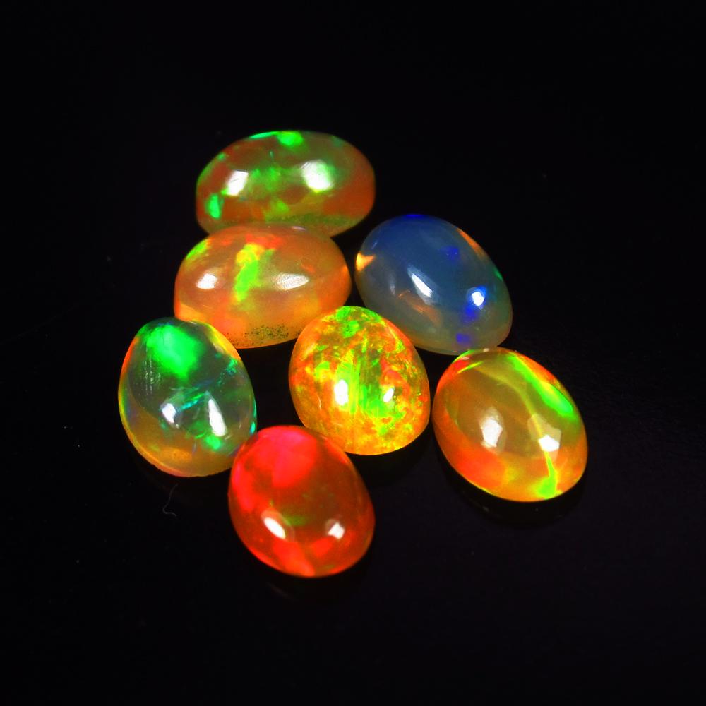 2.09 Ct - Natural Multicolor Opal Set (1 of 4)