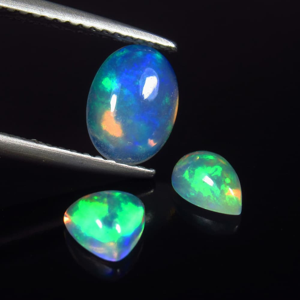 Natural Multicolor Opal Set- 1.50  Ct (1 of 2)