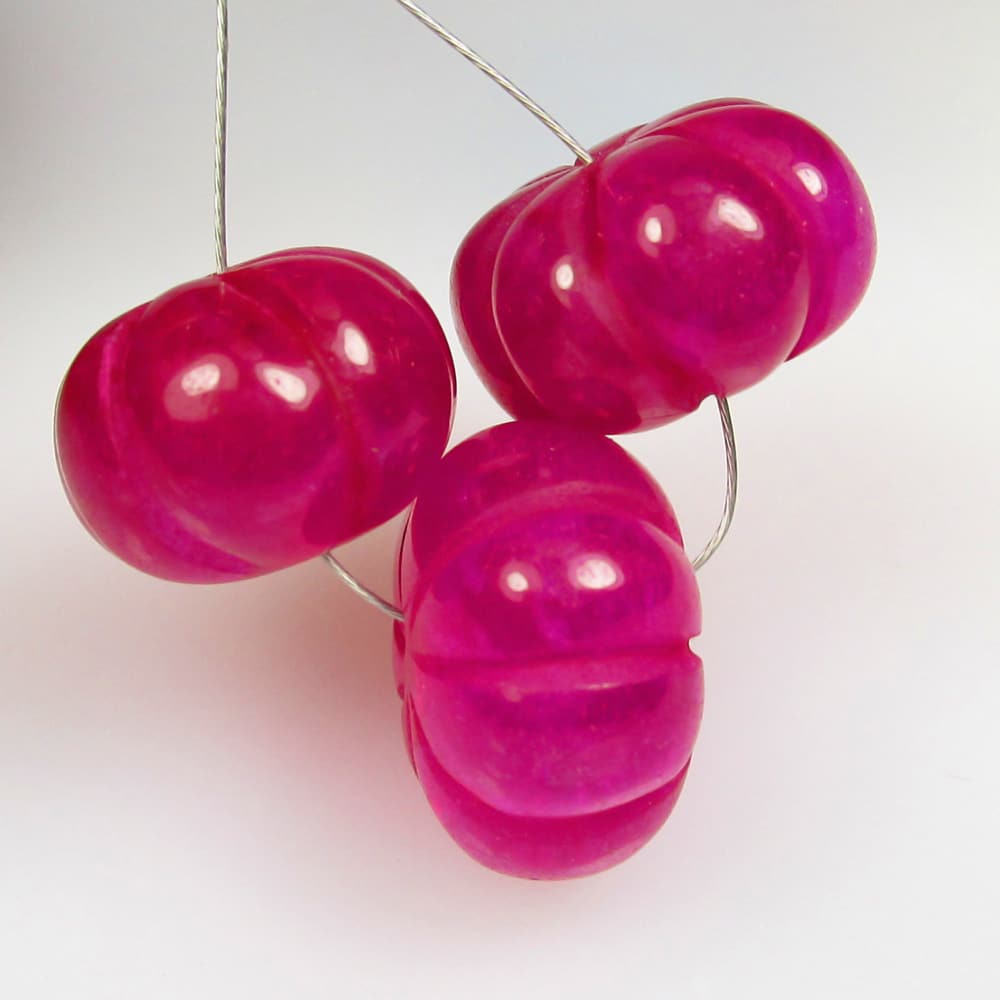 30.70 Ctw Natural 3 Pink Quartz Drilled Fancy Beads: No Reserve! Title: 30.70 Ctw Natural 3 Pink Quartz Drilled Fancy Beads Stone Clarity: Transparent Gemstones: Natural Pink Quartz Beads Carat Weights: 30.7 Size/Dimensions: 12.50 - 14.20 mm / 3 P'cs Ad