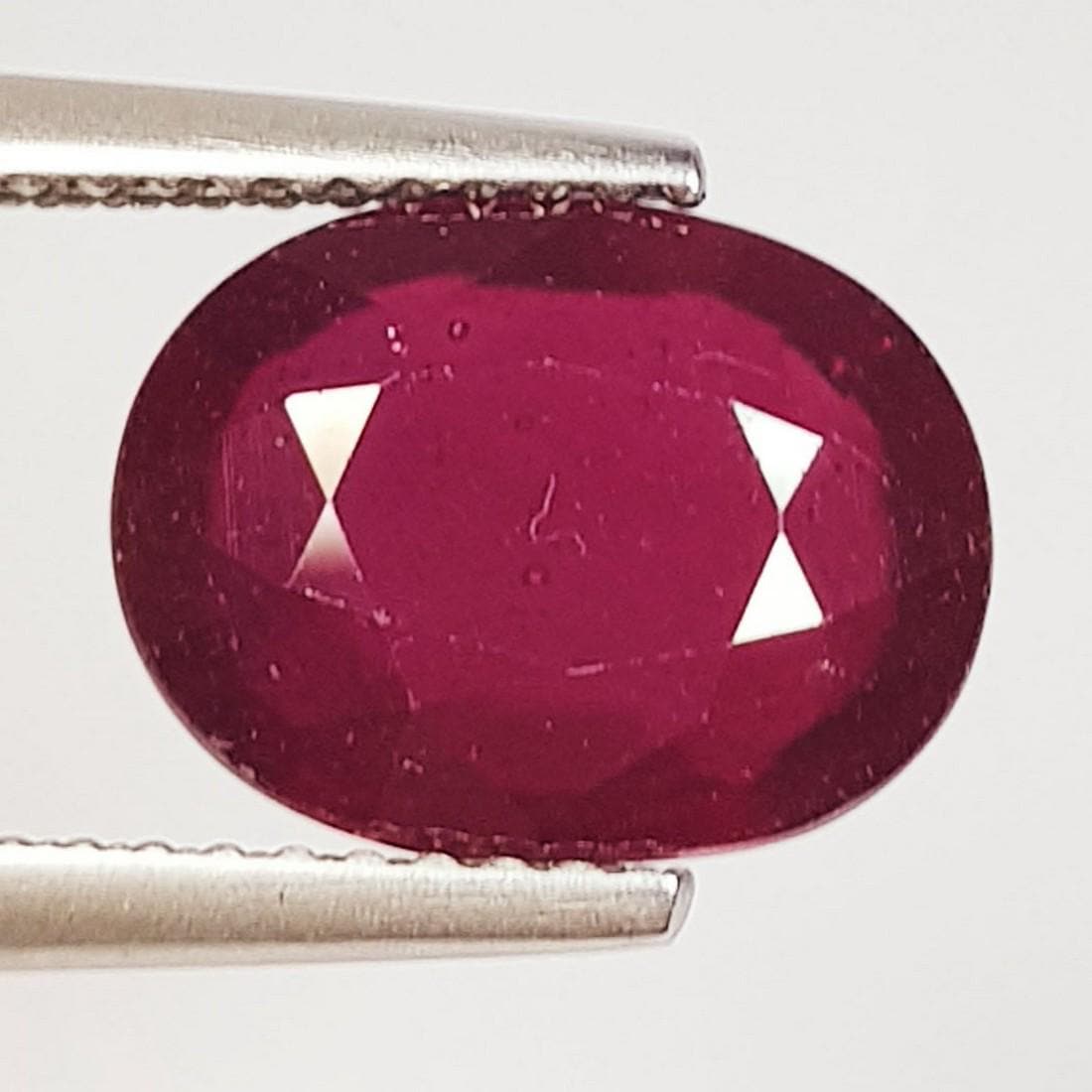 4.33 Ctz Top Quality Pinkish Red Natural Ruby (1 of 4)