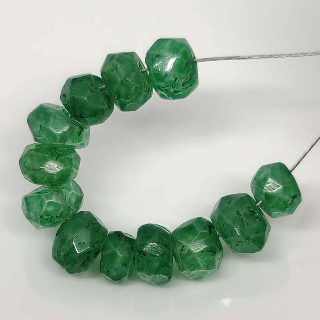 6.20 Ct Natural Emerald Drilled Beads (1 of 1)