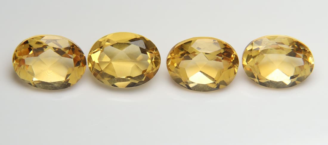Gorgeous " Natural Citrine " 5.25 Cts Natural Citrine Set (1 of 4)