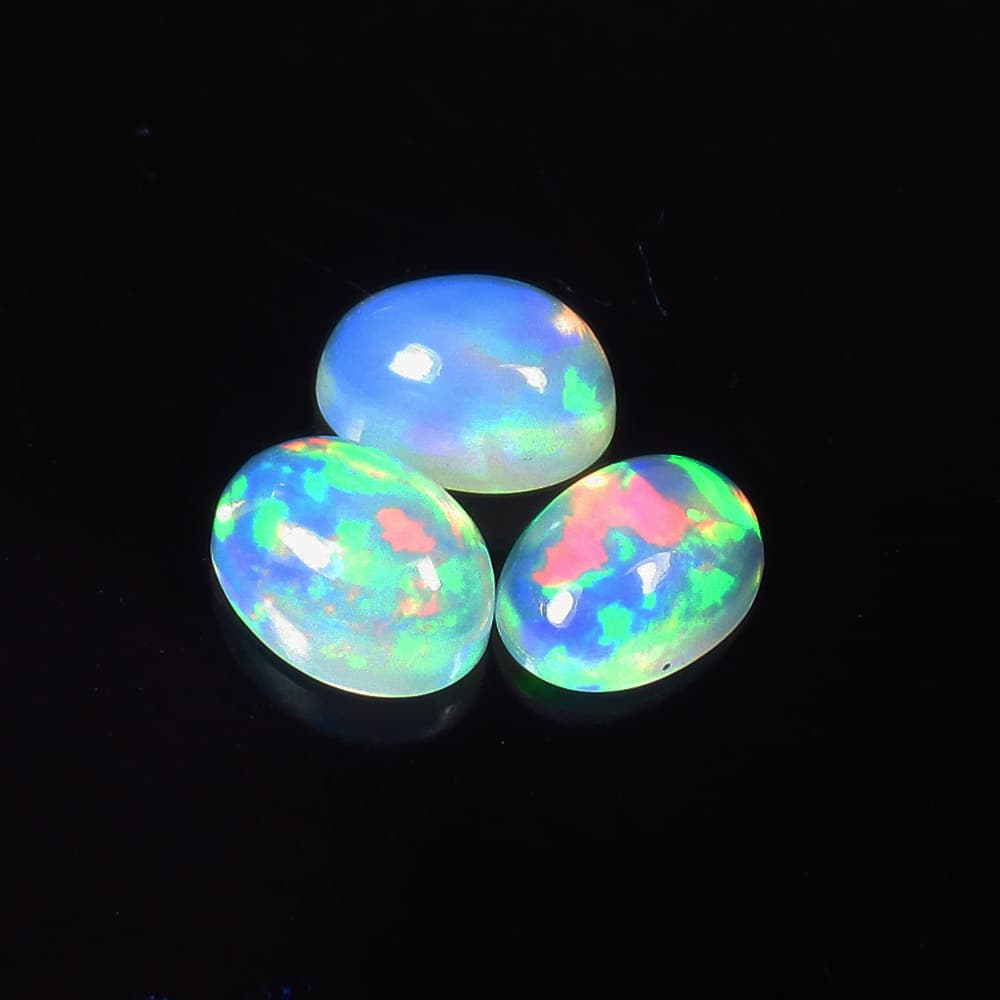 Natural Multicolor Opal Set - 1.86 Ct (1 of 3)