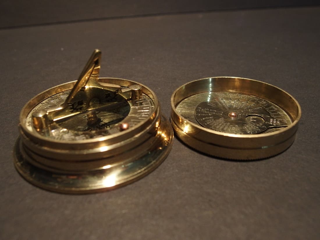 Brass Wing Sundial w Lid Pocket Watch Compass: Brass Wing Sundial w Lid Pocket Watch Compass Reserve: $20.00 Shipping: Domestic: Flat-rate of $7.00 to anywhere within the contiguous U.S. International: Foreign shipping rates are determined by dest