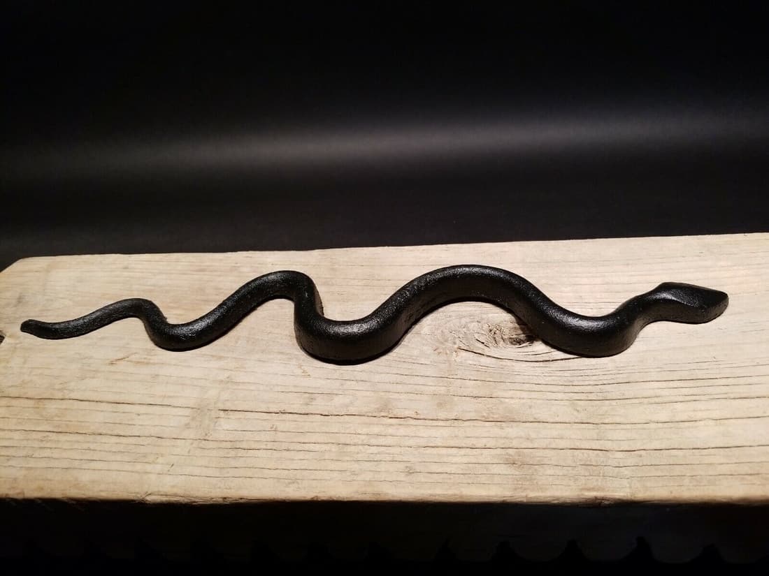 Cast Iron Snake Good Luck Charm (1 of 12)