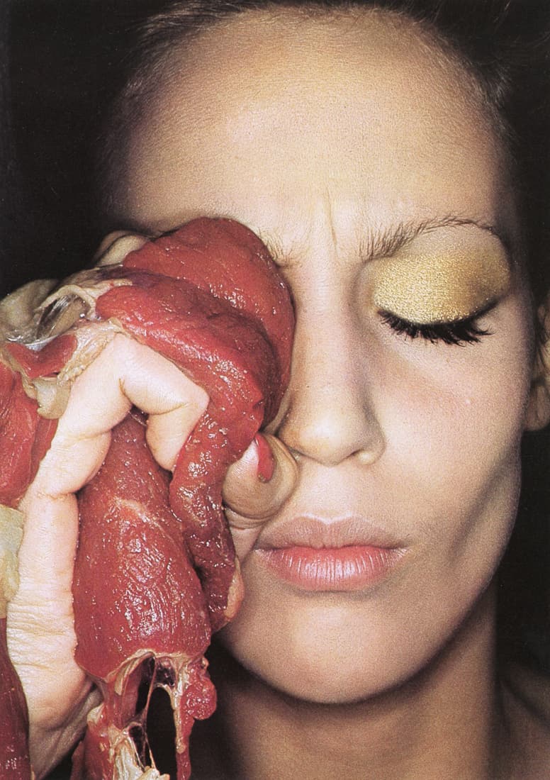 HELMUT NEWTON - A Cure for the Black Eye, Paris, 1974: Artist: Helmut Newton Title: A Cure for the Black Eye, Paris, 1974 Medium: Photo Litho, 1975, Italy Dimensions: 7.4x10.5" Description: Heat Wax Mounted on 11x14" Conservation board Artist Bio: Helmut 