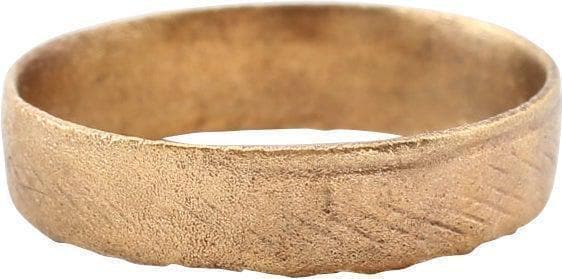 FINE VIKING WEDDING RING, SZ 7 3/4, 850-1050 AD (1 of 4)