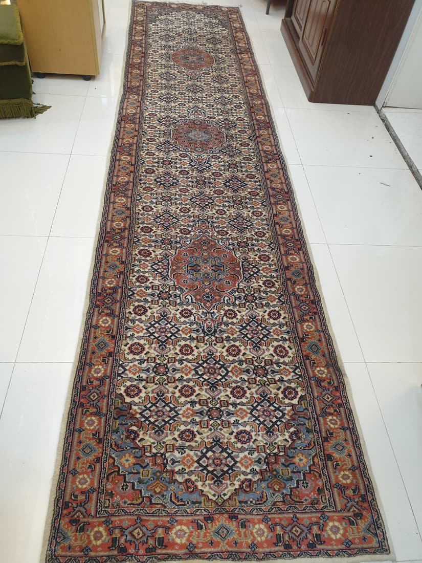 Finest Quality Persian Bidjar Runner Kurk Wool Carpet (1 of 6)
