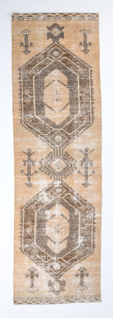 3' x 10' Vintage Turkish Runner Rug - 17941 (1 of 15)