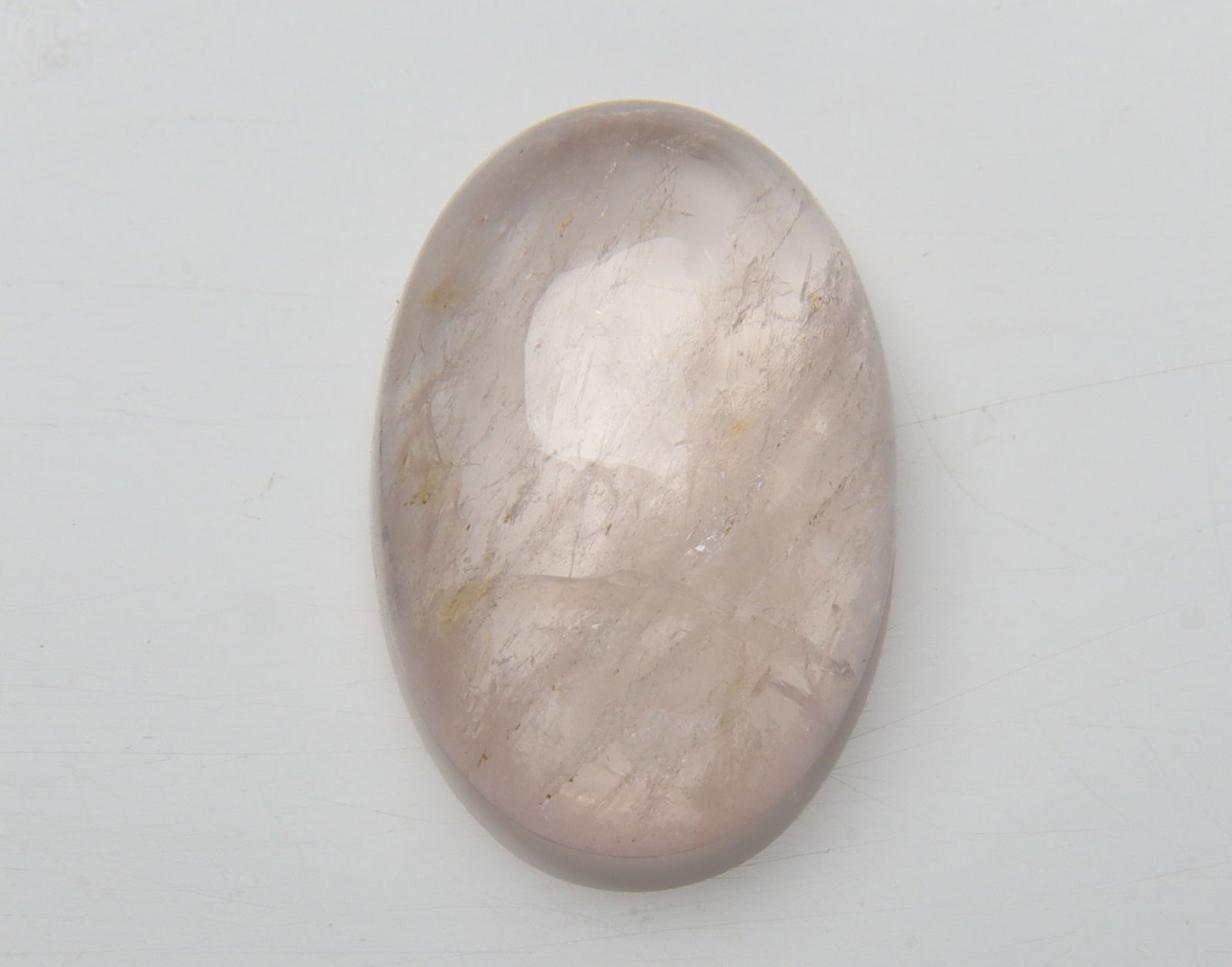 Lovely " Natural Morganite " 11.88 cts Natural Morganite: No Reserve! Title: Lovely " Natural Morganite " 11.88 cts Natural Morganite Additional Information: Gemstone : Natural Morganite Shape and Cut : Oval Cabochon Weight : 11.88 carats Measurements : 18.3