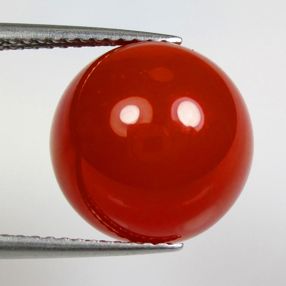 12.08 Ctw Natural Carnelian Round Beads: No Reserve! Title: 12.08 Ctw Natural Carnelian Round Beads Stone Clarity: Opaque Gemstones: Natural Carnelian Beads Carat Weights: 12.08 Size/Dimensions: 12.30 x 12.40 mm Additional Information: Drill