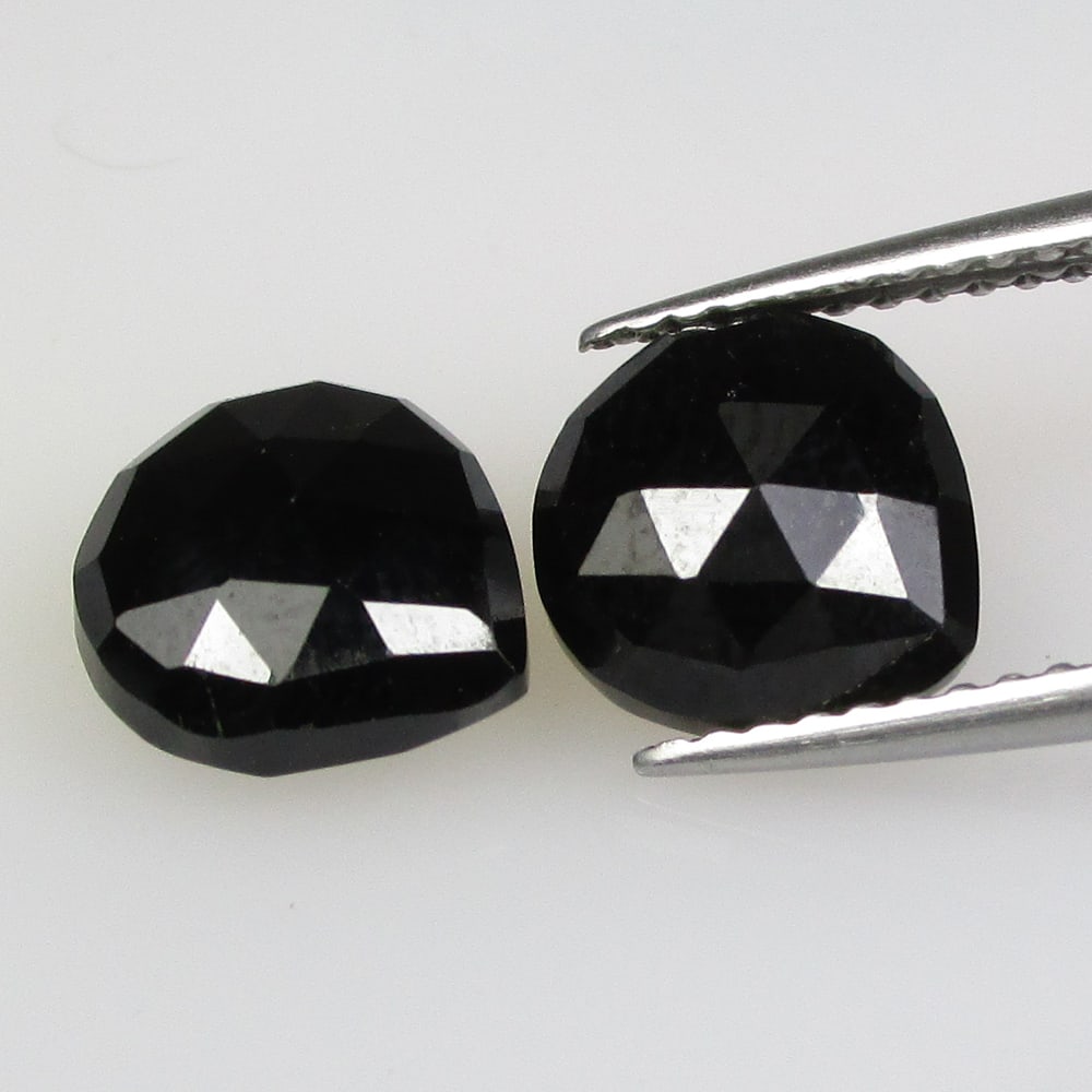 4.94 Ctw Natural Black Onyx Pear Pair (1 of 2)
