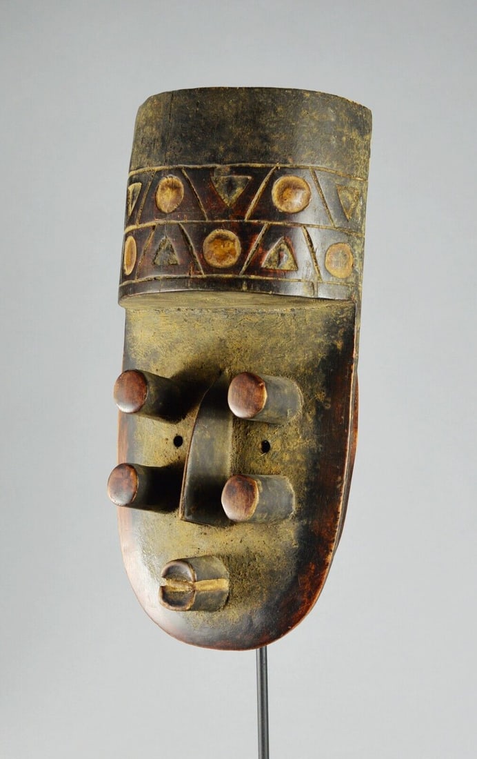 African Art Fine GREBO Mask Superb Abstraction Cubism Modernism (1 of 8)