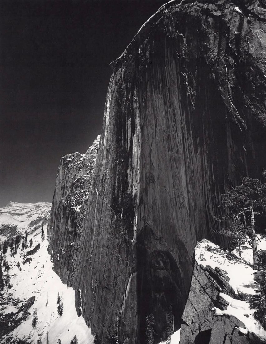 ANSEL ADAMS - Monolith, The Face of Half Dome, Yosemite, c.1926 (1 of 1)