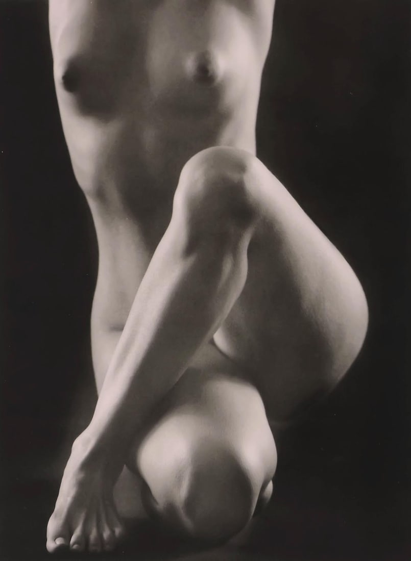 RUTH BERNHARD - Crossover, 1969: Artist: RUTH BERNHARD Print Title: Crossover, 1969 Medium: Authentic Vintage Duotone Photoengraving Printed in USA in 1980’s Image Size approx: 8 x 6” Ruth Bernhard (1905 – 2006), wa