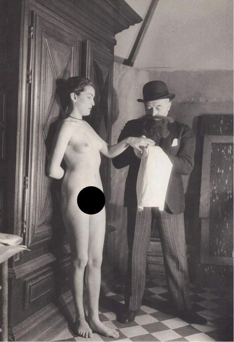 MAN RAY - Meret Oppenheim & Louis Marcoussis, 1937 (1 of 2)