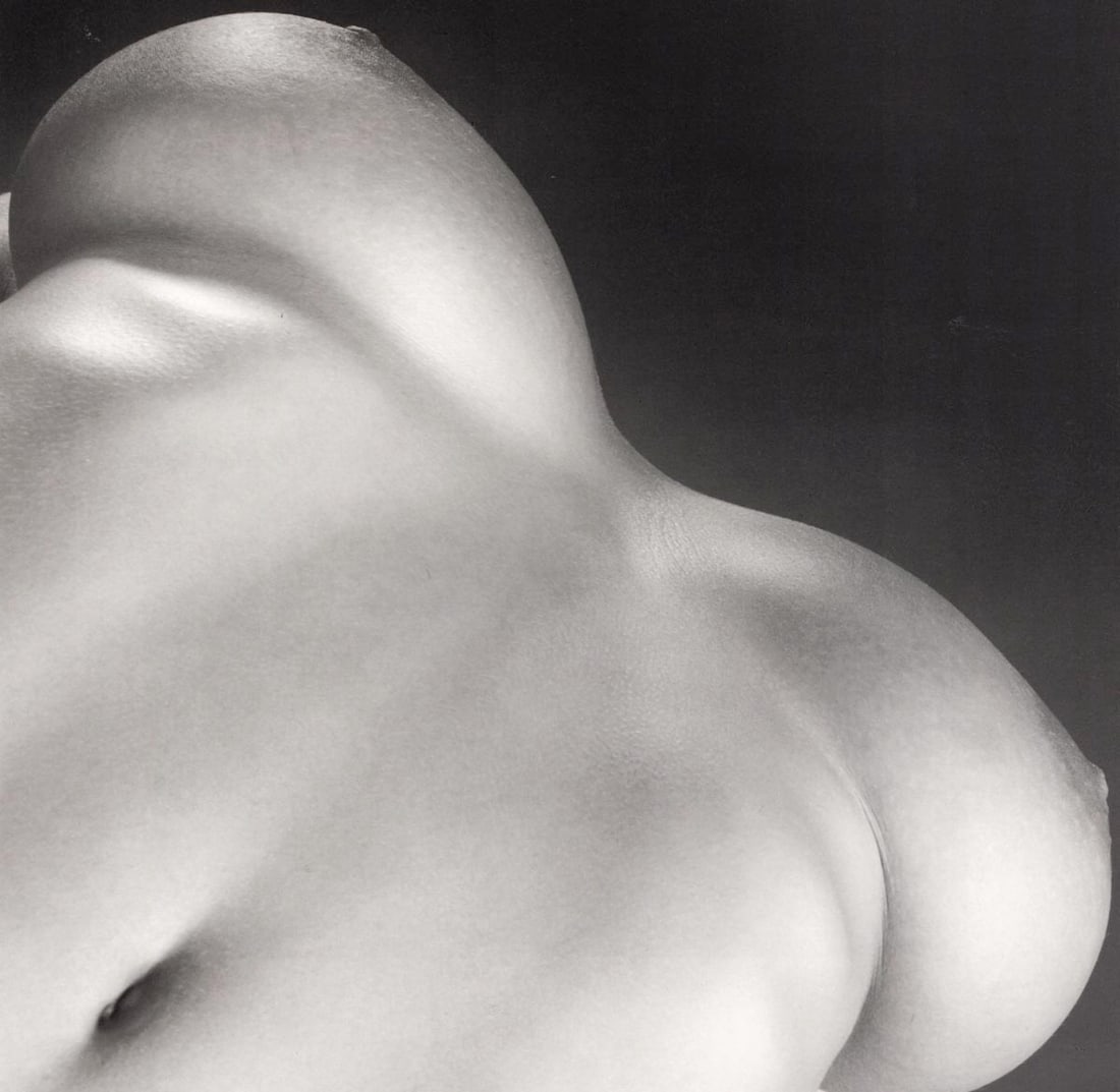 MAPPLETHORPE - Lisa Marie, 1987: Artist: MAPPLETHORPE Print Title: Lisa Marie, 1987 Medium:Duotone Photo-lithograph Printed 1990s in Italy Image size (inches) approx. 10 x 10” Robert Mapplethorpe was an American photographer, k