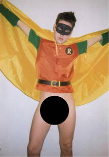 TERRY RICHARDSON - Untitled, “Robin”: Artist: TERRY RICHARDSON Print Title: Untitled, “Robin” Medium: photolithograph Printed 2000s in Germany Image size (inches) approx. 12.5 x 9” Additional Information: COAs included o