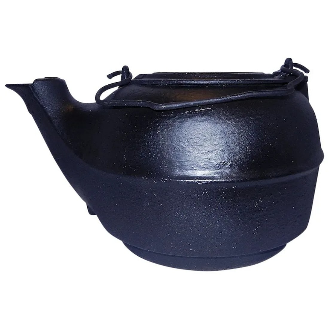 Vintage #8 Cast Iron Tea Pot Kettle - Swivel Lid (1 of 10)