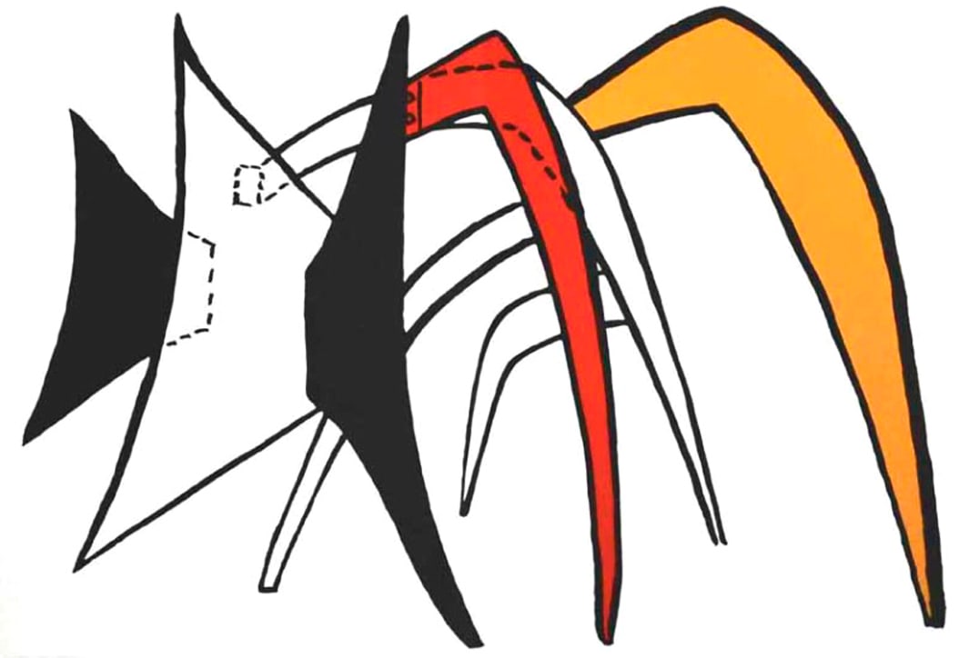 Calder Lithograph DM39141 Derriere le Miroir 1963 (1 of 1)