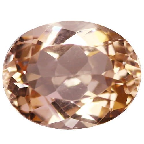 Natural Morganite 0.88ct Oval Salmon Peach Pink VVS: Title: Natural Morganite 0.88ct Oval Salmon Peach Pink VVS Additional Information: 1 x Natural Morganite 0.88ct Oval Salmon Peach Pink VVS - Shape: Oval - Weight: 0.88ct - Colour: Salmon Peach Pink -