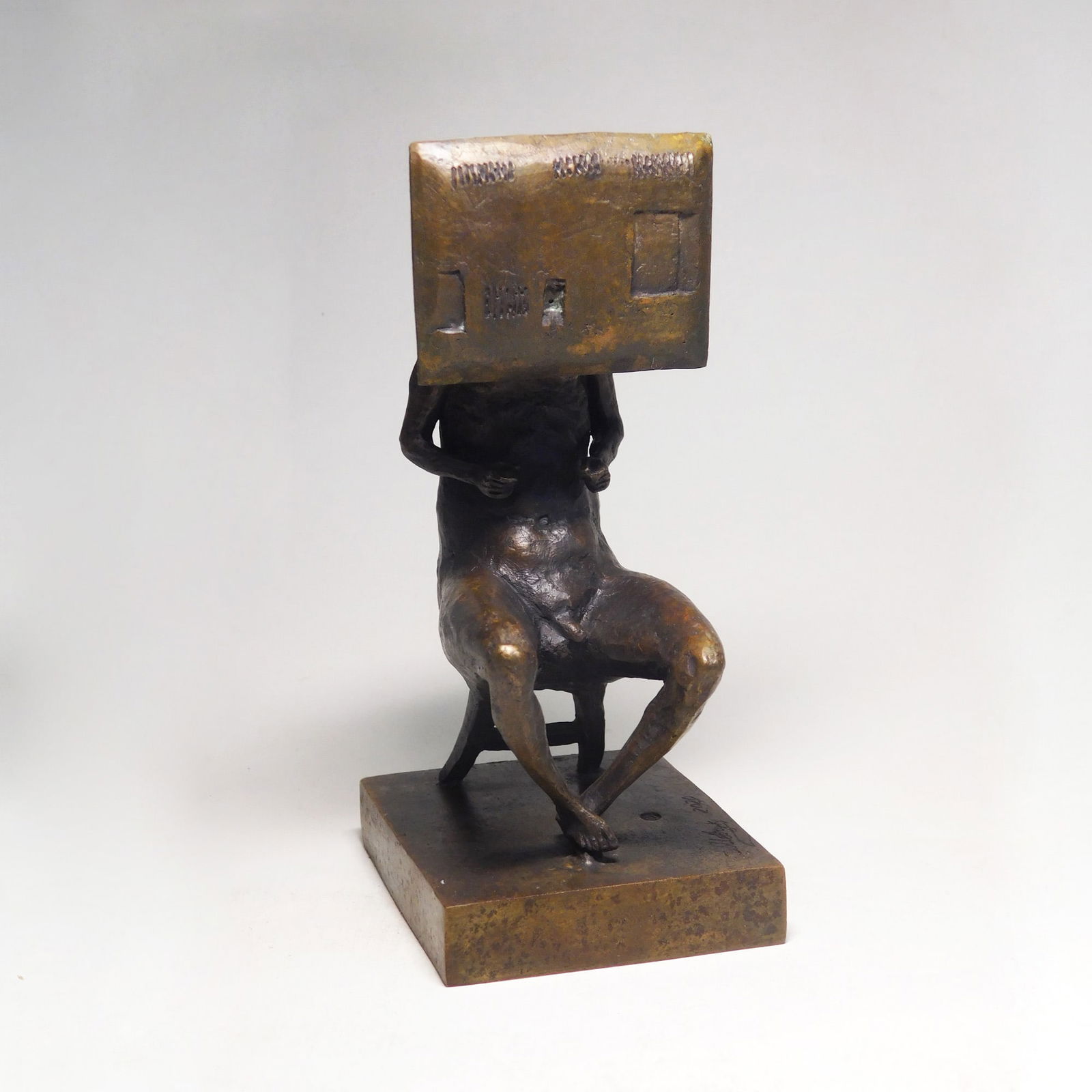 Shevchuk Dmitry "Point of view", bronze sculpture (1 of 6)