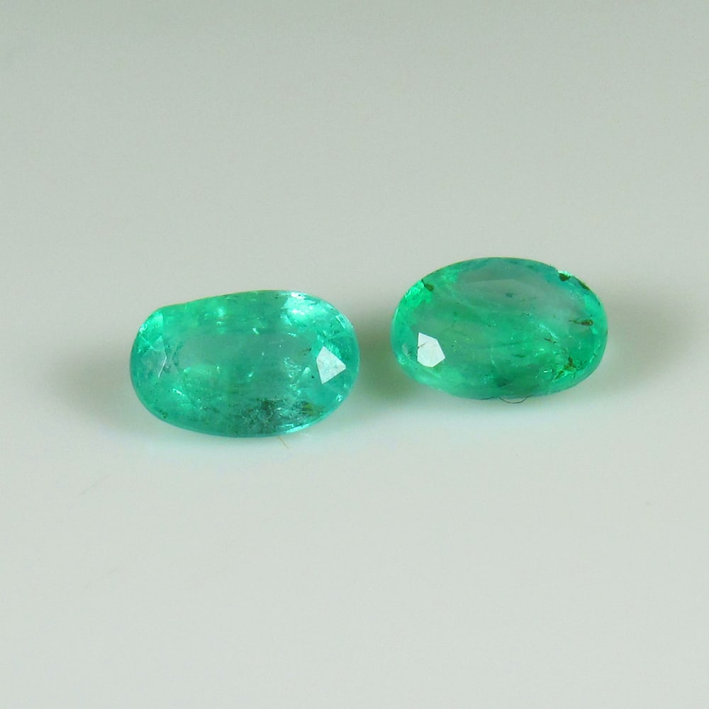 0.74 Ct - Natural Emerald Pair (1 of 3)