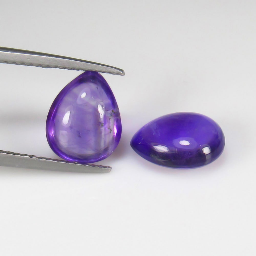 5.00 Ct - Natural Purple Amethyst Pair (1 of 2)