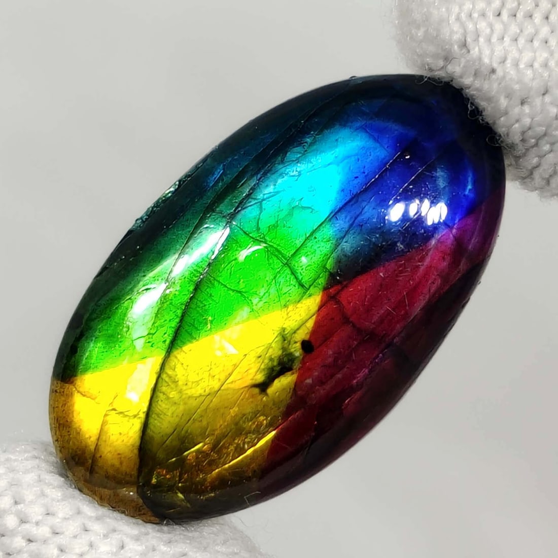 42.70 Ct "Stunning" Coated Multicolor Labradorite (1 of 2)