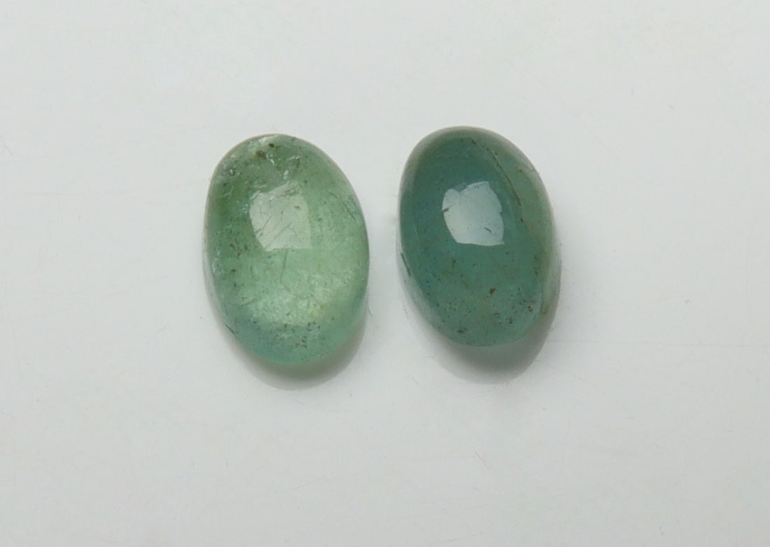 Awesome " Natural Zambia Emerald " 1.17 Cts Natural Zambia Emerald Pair (1 of 2)