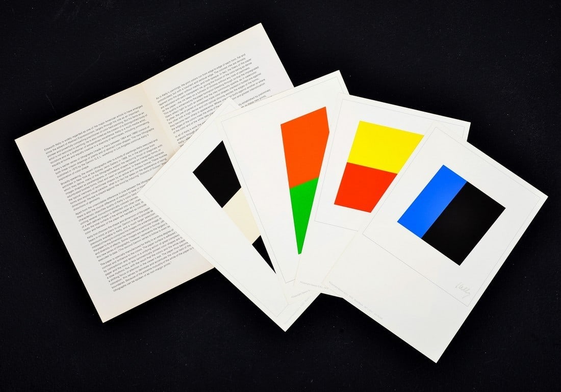 4 Lithographs from Ellsworth Kelly Gemini Sample Portfolio (1 of 20)