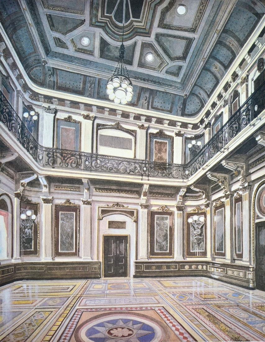 Richard Haas Signed Architectural Poster (1 of 4)