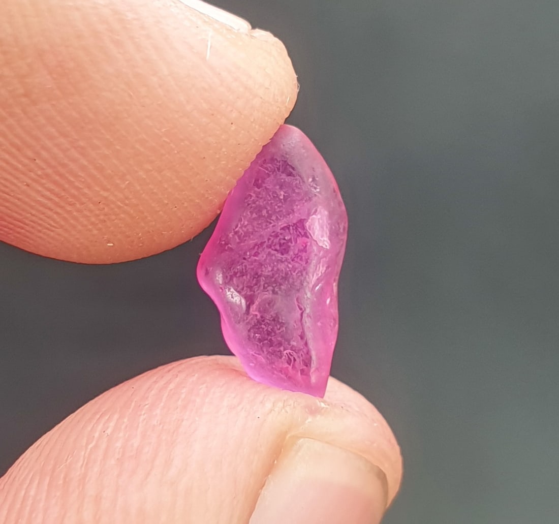 Natural Pink Ruby Rough (1 of 2)