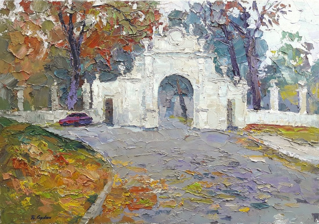 Oil painting Vishnevets gate / Serdyuk Boris Petrovich (1 of 6)