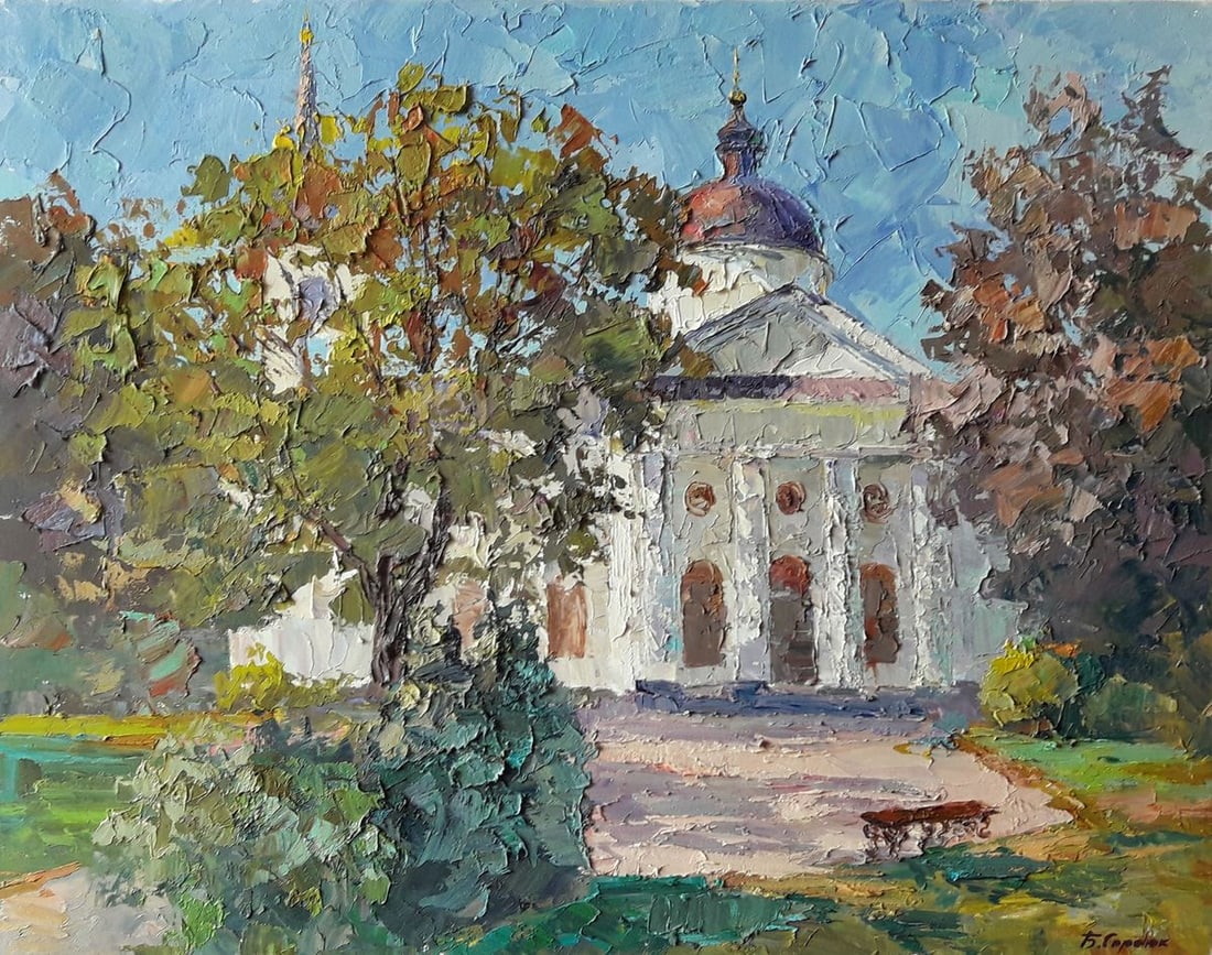 Oil painting Baturin temple Serdyuk Boris Petrovich (1 of 6)